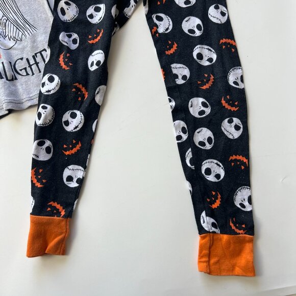 Girls 8 Disney NBC Halloween Pajamas Set Jack & Sally A0004 - Picture 5 of 7